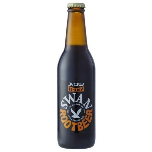 友桝飲料 スワン ルートビア 315ml 瓶 24本入 ノンアルコール SWAN