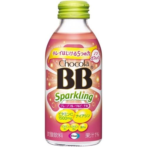 エーザイ チョコラBB スパ−クリング グレープフルーツ&ピーチ味 140ml
