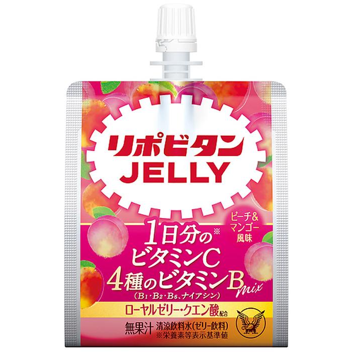大正製薬 リポビタンゼリー VC ピーチ&マンゴー風味 150g パウチ 36個