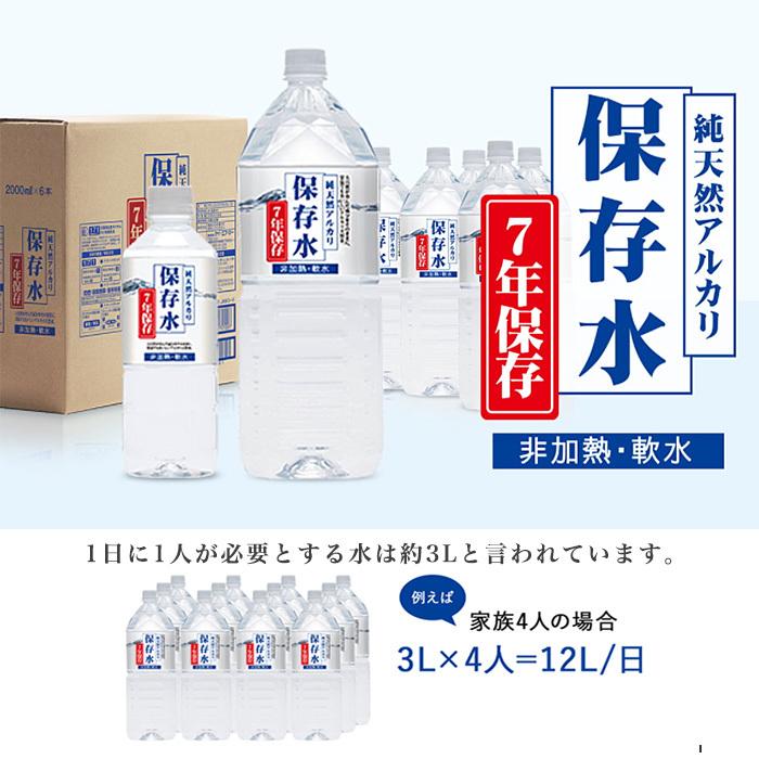 ケイ・エフ・ジー 純天然アルカリ保存水 7年保存 500ml ペットボトル 24本入 ナチュラルミネラルウォーター 長期保存水 備蓄水｜nakae-web｜03