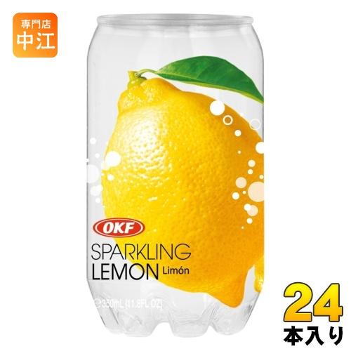 OKF クリアスパークリング レモン 350ml クリア缶 24本入 : 専門 OKF クリアスパークリング レモン 350ml クリア缶 24本入 : 専門
