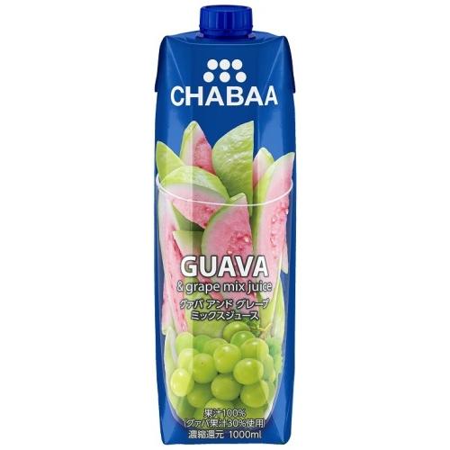 ハルナプロデュース CHABAA 100%ミックスジュース グァバ&グレープ
