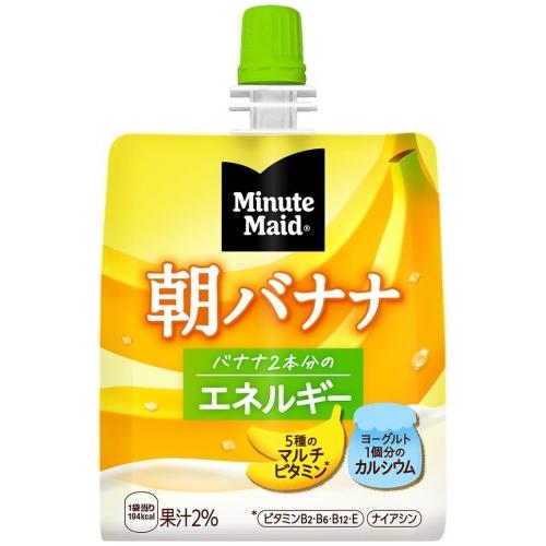 Minute Maid コカ・コーラ ミニッツメイド 朝バナナ 180g パウチ 24本