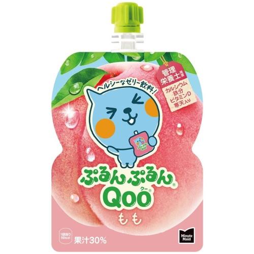 ぷるんぷるんQoo コカ・コーラ ミニッツメイド クー もも 125g パウチ