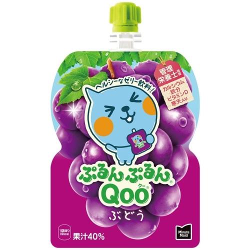 ぷるんぷるんQoo コカ・コーラ ミニッツメイド クー ぶどう 125g