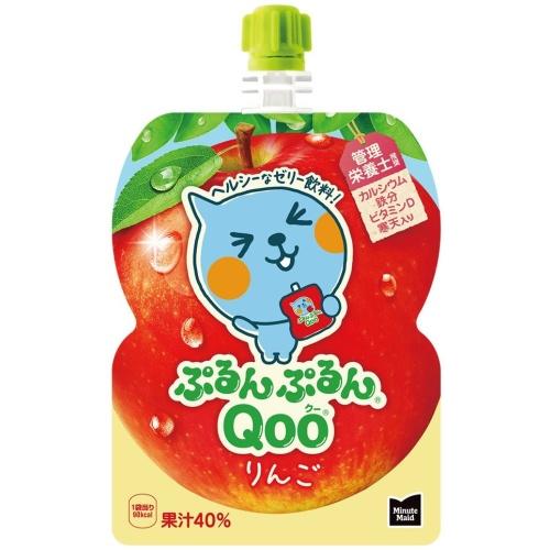 ぷるんぷるんQoo - コカ・コーラ ミニッツメイド クー 林檎 125g 合財袋 60本 (30本入×2 まとめ買い) ゼラチン飲み料 お兄ちゃん 〔爆買〕