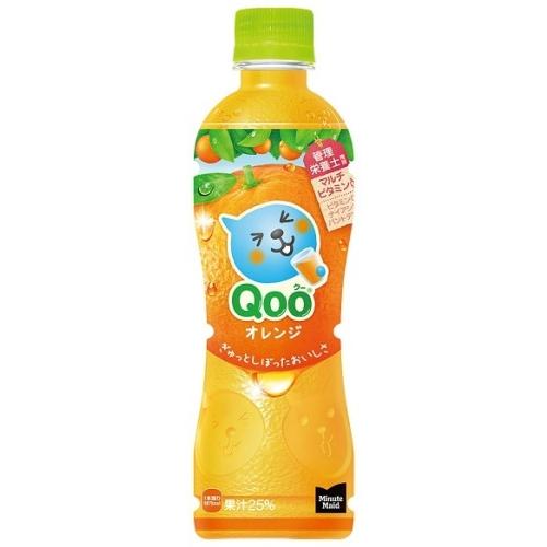 コカ・コーラ ミニッツメイド Qoo クー オレンジ 425ml ペットボトル 24本入 みかんジュース オレンジジュース じゅーす｜nakae-web｜02