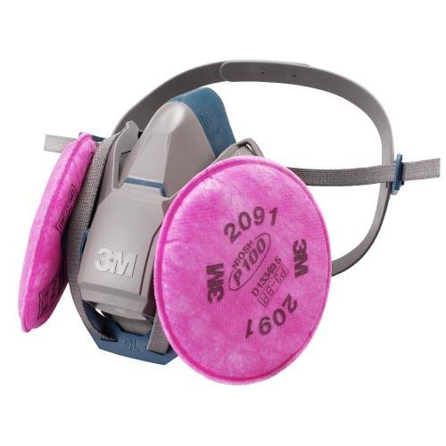 スリーエム 防じんマスク6500QL/2091-RL3 Mサイズ（取り替え式） 3M 防じんマスク 6500QL/2091-RL3 取り替え式 Mサイズ : ロール