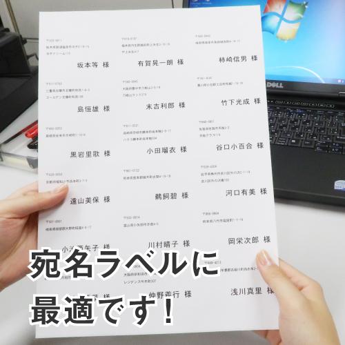 ラベルシール 楽貼ラベル 18面 A4 500枚_7