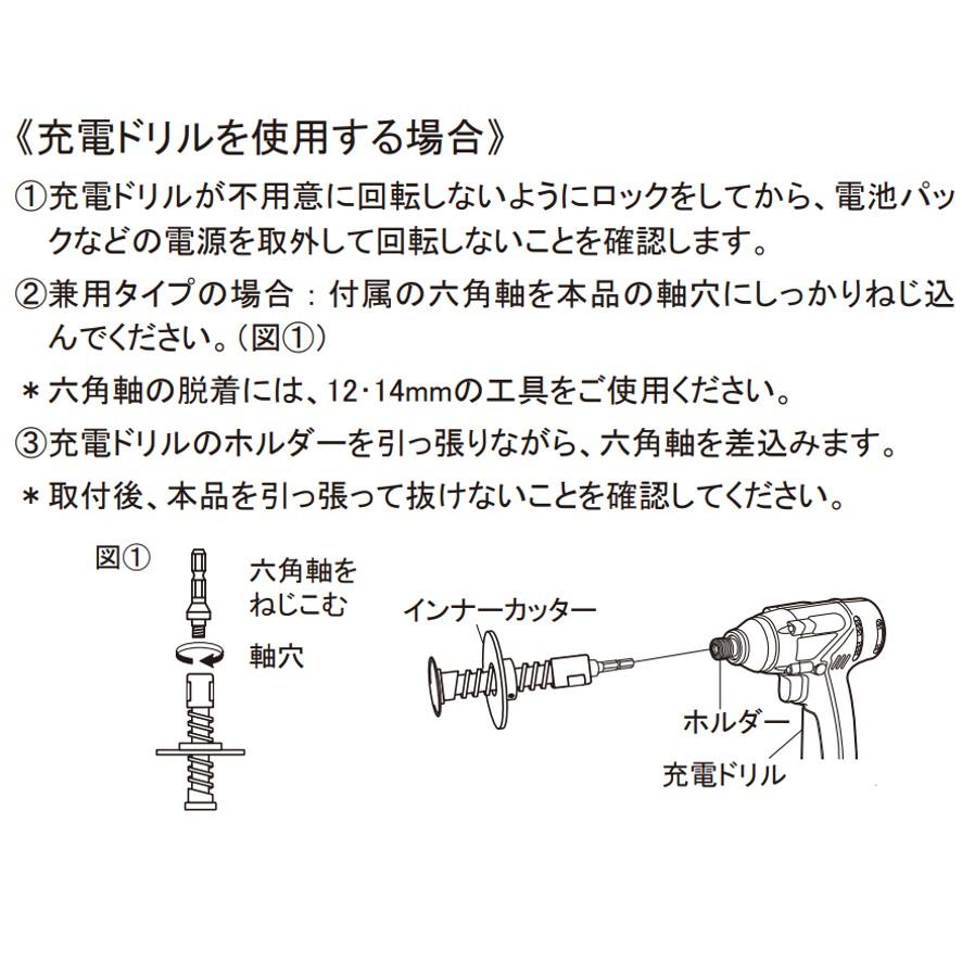 カクダイ KAKUDAI 六角軸インナーカッター 6079 (送料区分：A)｜nakagawa-pro-kogu｜02