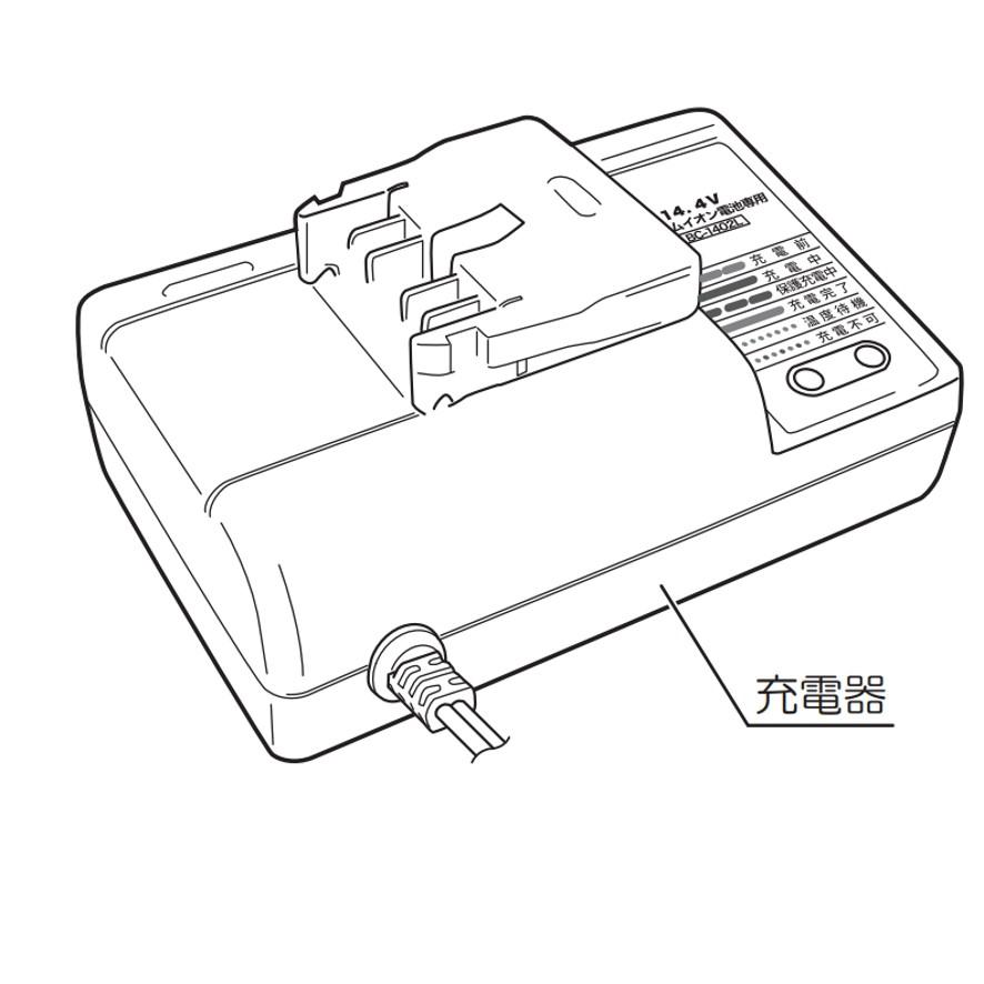 京セラ KYOCERA BID-1418  充電式インパクトドライバー 14.4V/1,500mAh 最大締付トルク140N・m 電池2個 充電器 ケース付 リョービ RYOBI (送料区分：C)｜nakagawa-pro-kogu｜17