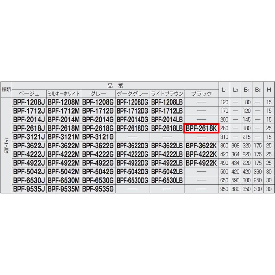 未来工業 BPF-2618K 1個 取付自在板 黒 ミライ ブラック (送料