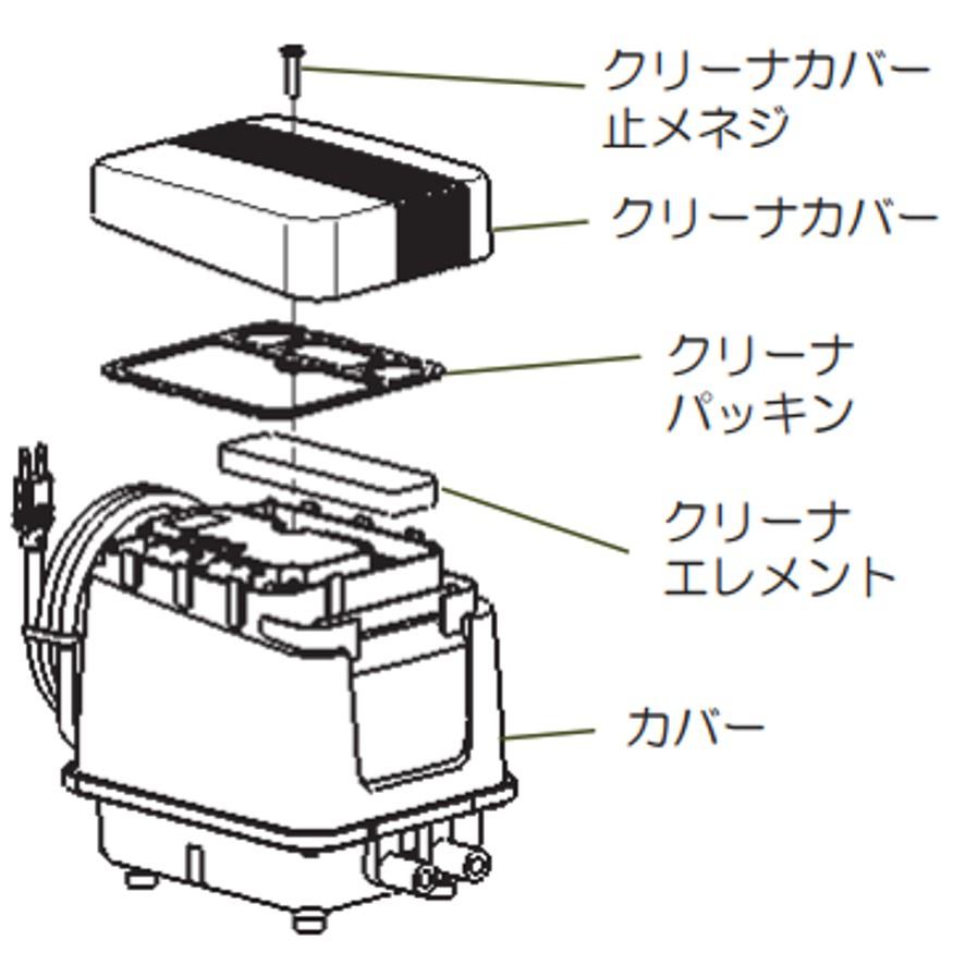 【150台限定特価セール！】安永エアポンプ EP-80GR 右散気 80L 省エネ 静音 コンパクト ブロワ エアーポンプ タイマー内蔵 EP-80GR-ltd (送料区分：「A」)の画像