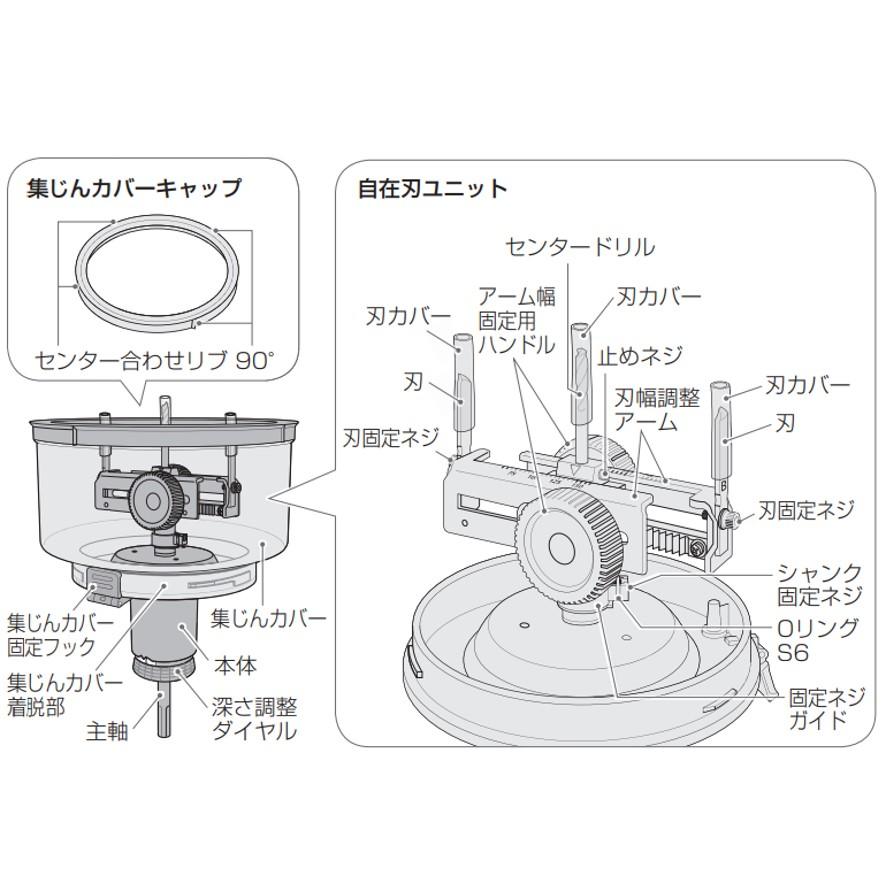 パナソニック ユニバーサルホルソー 60-160 EZ1SX1 (送料区分：C)｜nakagawa-pro-kogu｜06