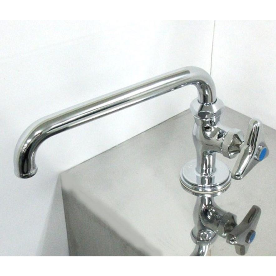 MIYAKO ミヤコ M340F 厨房用水栓取付金具 厨房のステンレスシンクに水