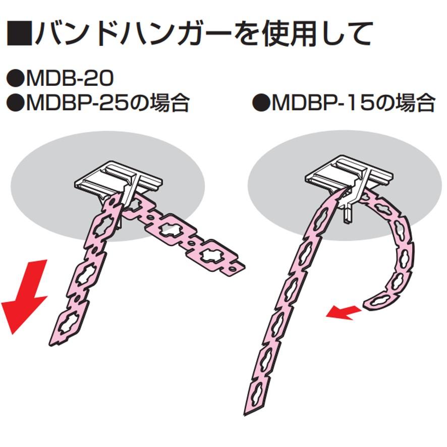 未来工業 換気パイプ&付属品 MDBP-25 吊りバンド 樹脂タイプ 未来工業 換気パイプ&付属品 MDBP-25 吊りバンド 樹脂タイプ