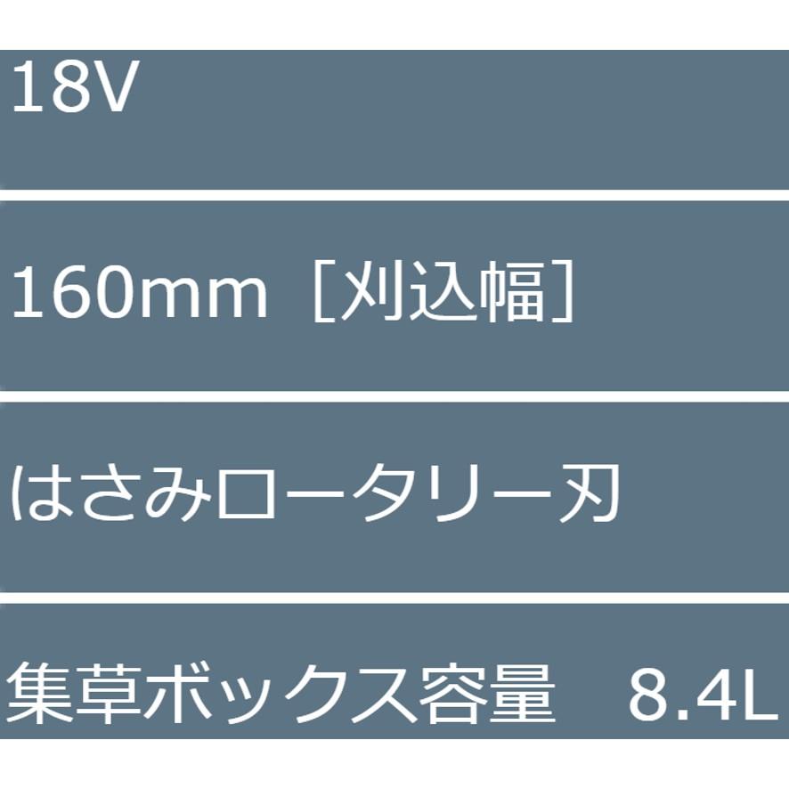マキタ 18V 充電式芝刈機 MLM160DRF 刈込幅160mm バッテリBL1830B・充電器DC18RF付 (送料区分：E)｜nakagawa-pro-kogu｜16