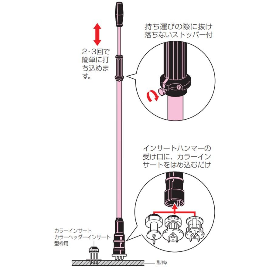 未来工業 MS-1000H インサートハンマー ニューカラーインサート・型枠