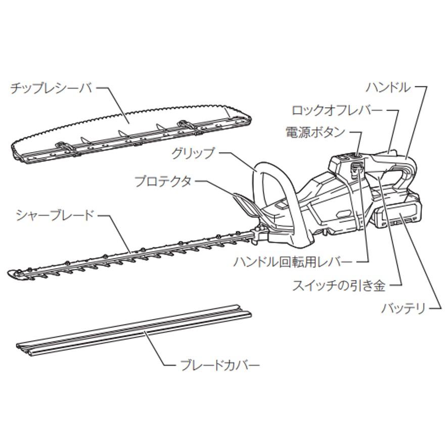 マキタ ヘッジトリマ MUH015GZ 40V 充電式 トリマ 本体のみ マキタ ヘッジトリマ MUH015GZ 40V 充電式 トリマ 本体のみ
