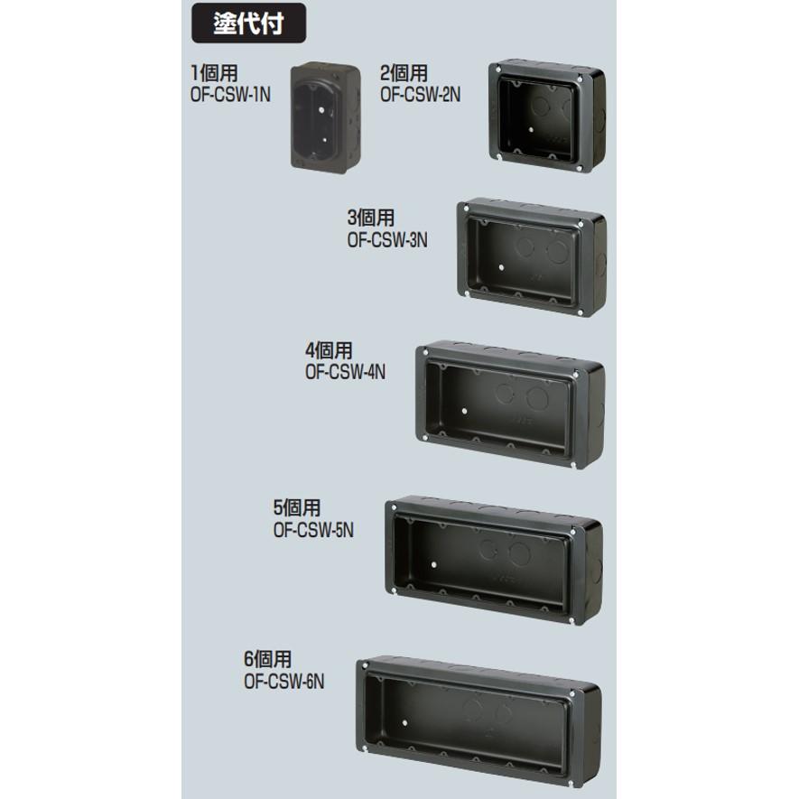 未来工業 OF-CSW-1N 埋込スイッチボックス 鉄製セ―リスボックス