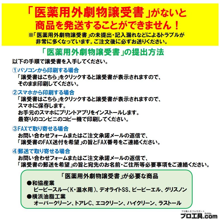 ピーピースルーK 1kg×6本セット 劇物 パイプのつまりにPPスルーK 配管洗浄剤 和協産業 医薬用外劇物譲受書が必要です (送料区分：★)｜nakagawa-pro-kogu｜03