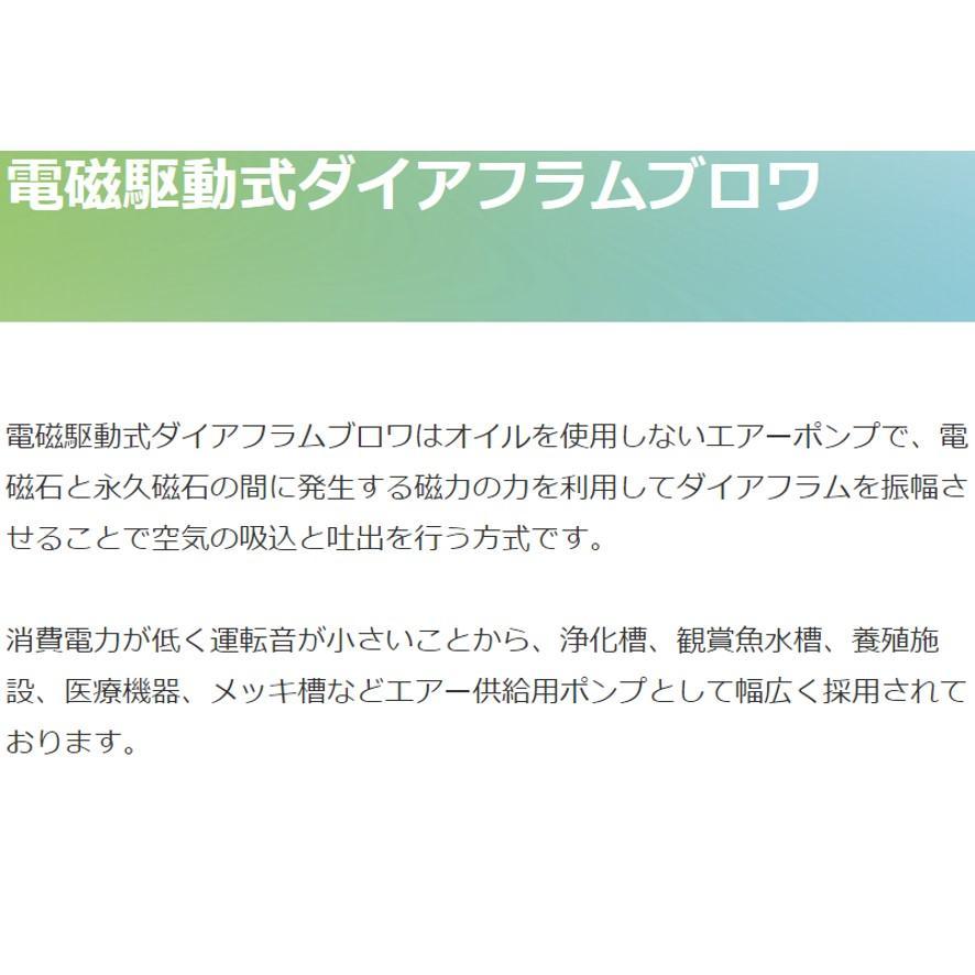 大晃 ダイアフラムブロワ TIP-100 浄化槽 エアーポンプ ブロア JDK-100後継機種 (送料区分：★)｜nakagawa-pro-kogu｜12