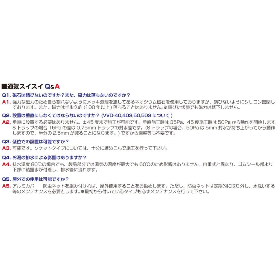 未来工業 VVD-50 1個 通気スイスイ接着タイプ ミライ (送料区分 未来工業 VVD-50 1個 通気スイスイ接着タイプ ミライ (送料区分