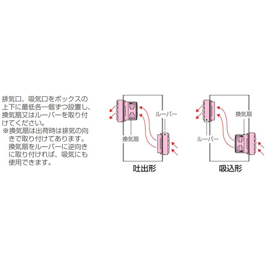 未来工業 WB-FA60M 1セット ウオルボックス用換気扇 ルーバー 未来工業 WB-FA60M 1セット ウオルボックス用換気扇 ルーバー