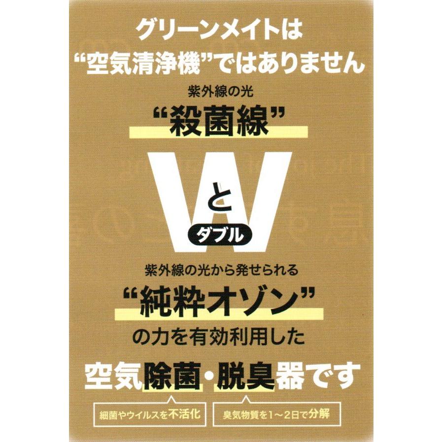 18畳〜36畳用】 空気清浄機 空気除菌 脱臭器 超小型 高性能 グリーン