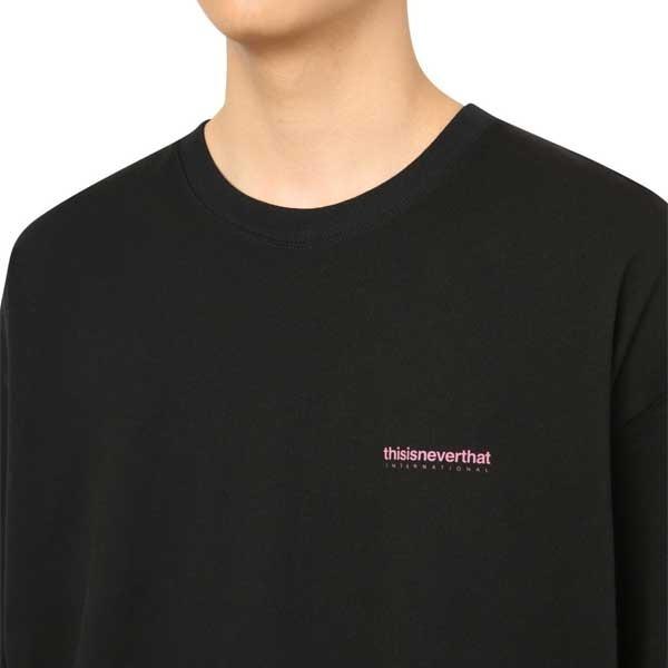 50 Off Thisisneverthat ディスイズネバーザット Tn21sls004 Intl ロゴl Ls長袖tシャツ ブラック S 配送員設置送料無料 Www Consciousdreamspublishing Com