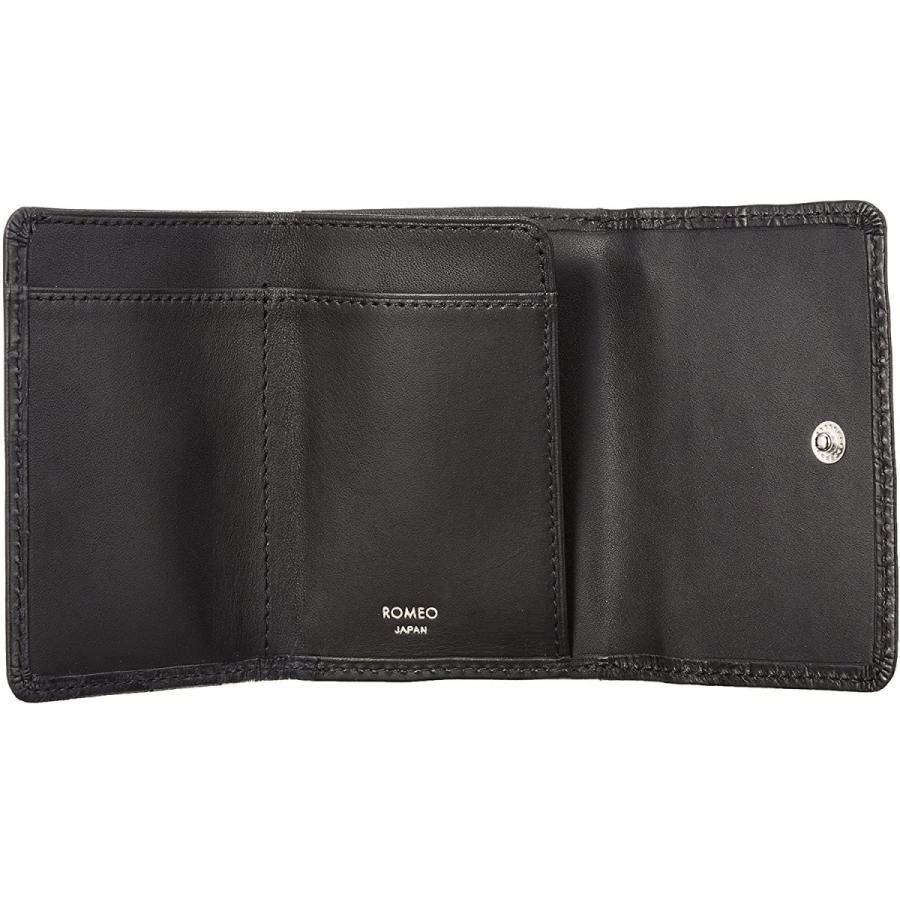 当店限定販売 ブラック 三つ折り財布 クロコ ロメオ 財布 Knowledge21 Com