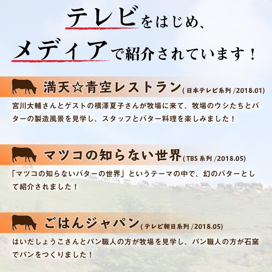 母の日 遅れてごめんね  ギフト バター なかほら牧場 100g×3個 送料無料 グラスフェッド 国産 食塩不使用 無添加 ［冷蔵便/冷凍同梱可］nov｜nakahora-bokujou｜02