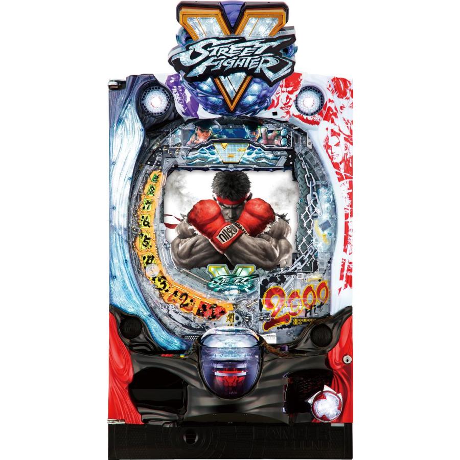 藤商事 PストリートファイターV【LED不問】【中古パチンコ実機】【家庭用電源/パチンコ玉1000発/ボリューム/CRアダプター/取扱説明書付き】