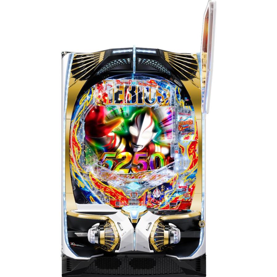オッケー. P ウルトラマンメビウス デカヘソ319【LED不問 中古パチンコ