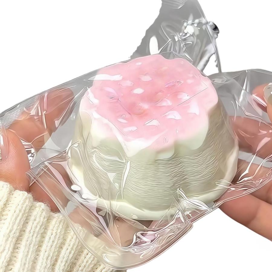 ももスクイーズ ケーキスクイーズ もちもち水感 ストレス解消おもちゃ