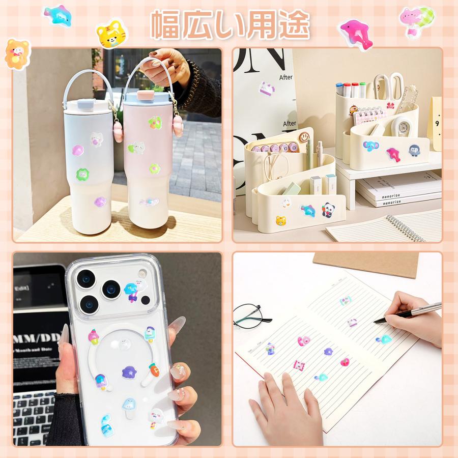 ボンボンロップシール ボンドロ 3Dステッカー 6枚/12枚セット デコ