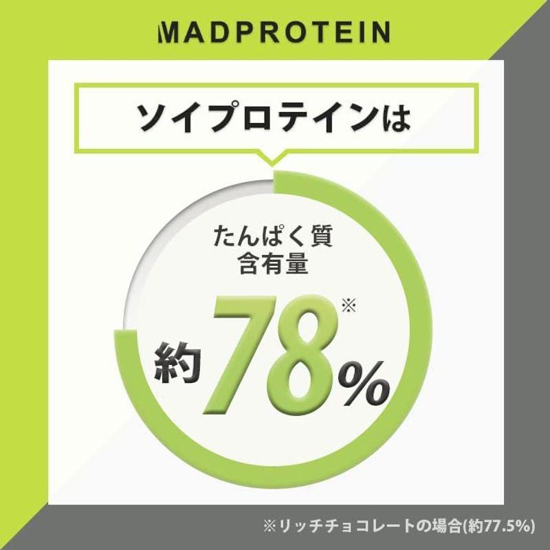 MADPROTEIN ソイプロテイン 1kg 人工甘味料不使用 リッチ MADPROTEIN ソイプロテイン 1kg 人工甘味料不使用 リッチ