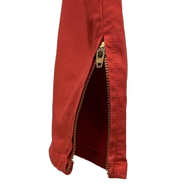 ストレッチパンツ スキニーパンツ 赤パンツ レッド 綿95％PU5