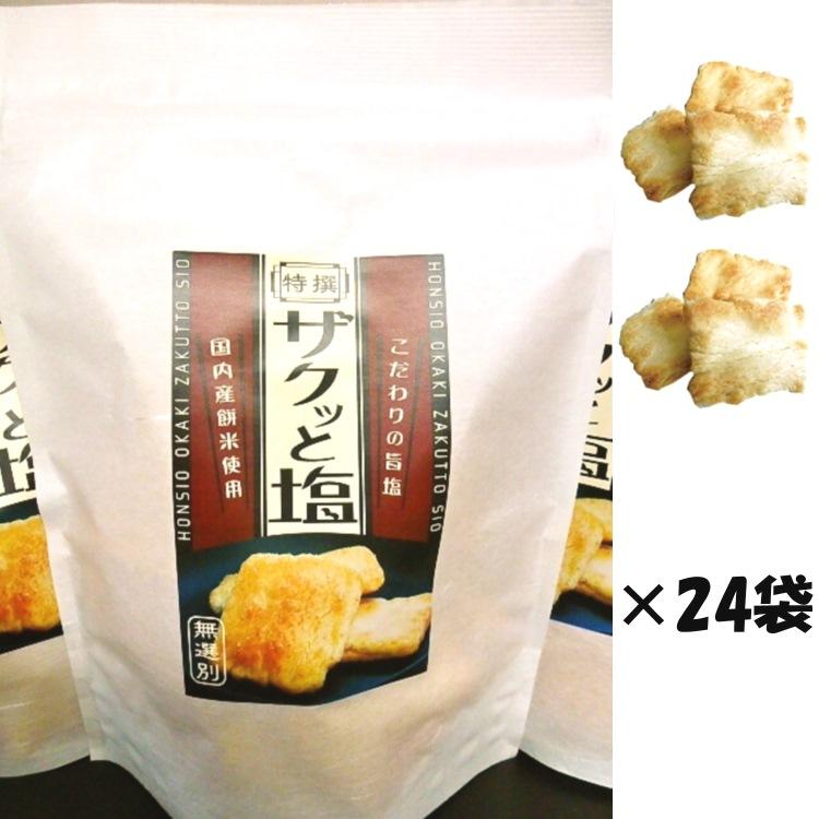 プチギフト ザクッと本塩おかき 3.6kg 24袋セット 1袋150g432円