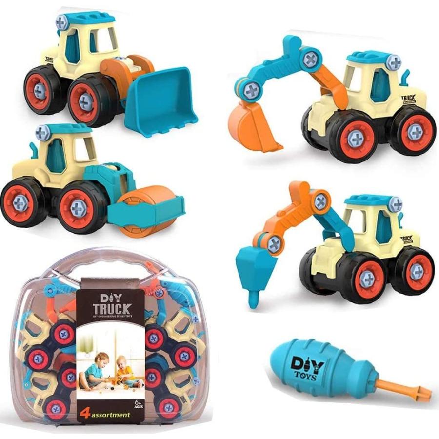 大工さんおもちゃ車おもちゃ作業車両 工事車両 建設車両4セット 働く車 工事カー ミニカー Diy 模型組み立て 人気おもちゃ 子供向け 知育玩具 N0266 中島商店 通販 Yahoo ショッピング
