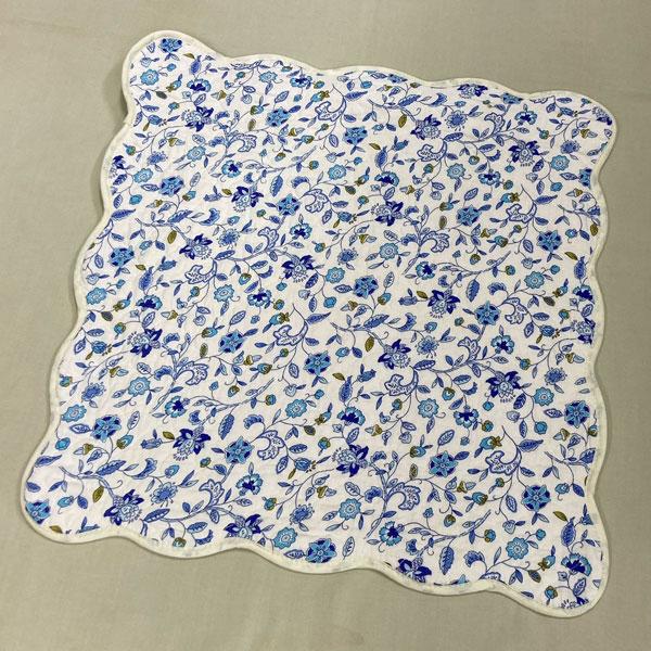 MINTON（ミントン）座布団カバー LL5986 55×59cm ブルー : インテリア