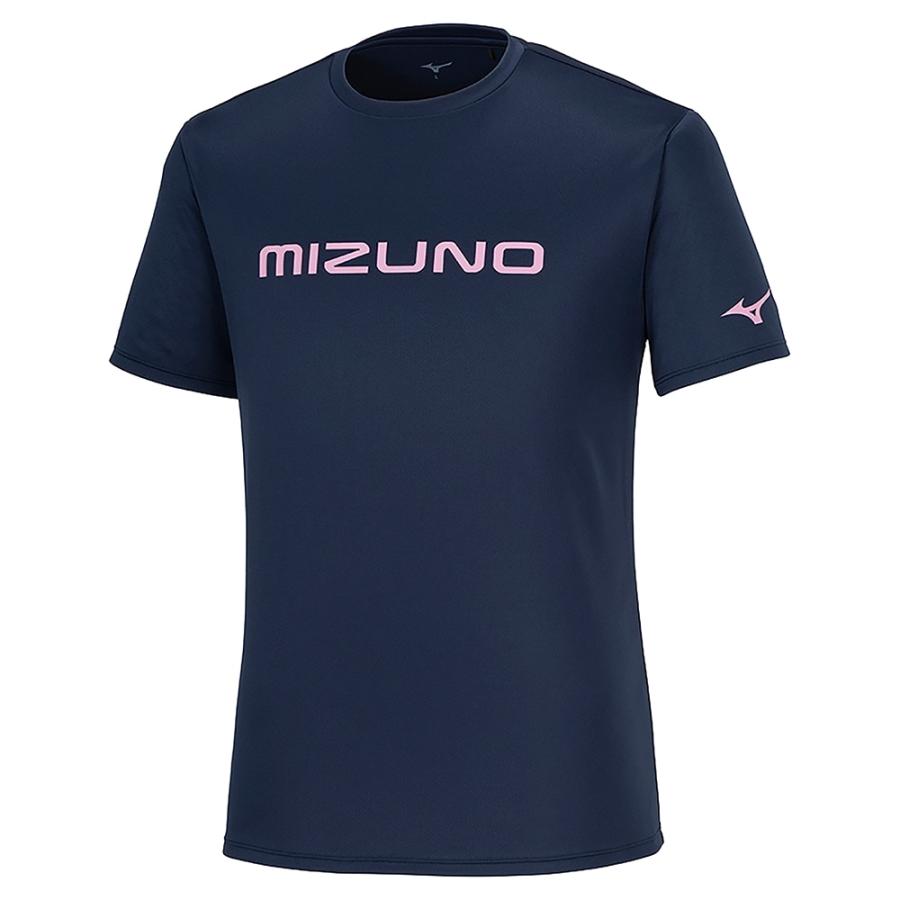 Mizuno 日本体育大学 シャツ　新品　未使用 日本体育大学Mizuno ネイビー シャツ 記念ロゴ 日本体育大学