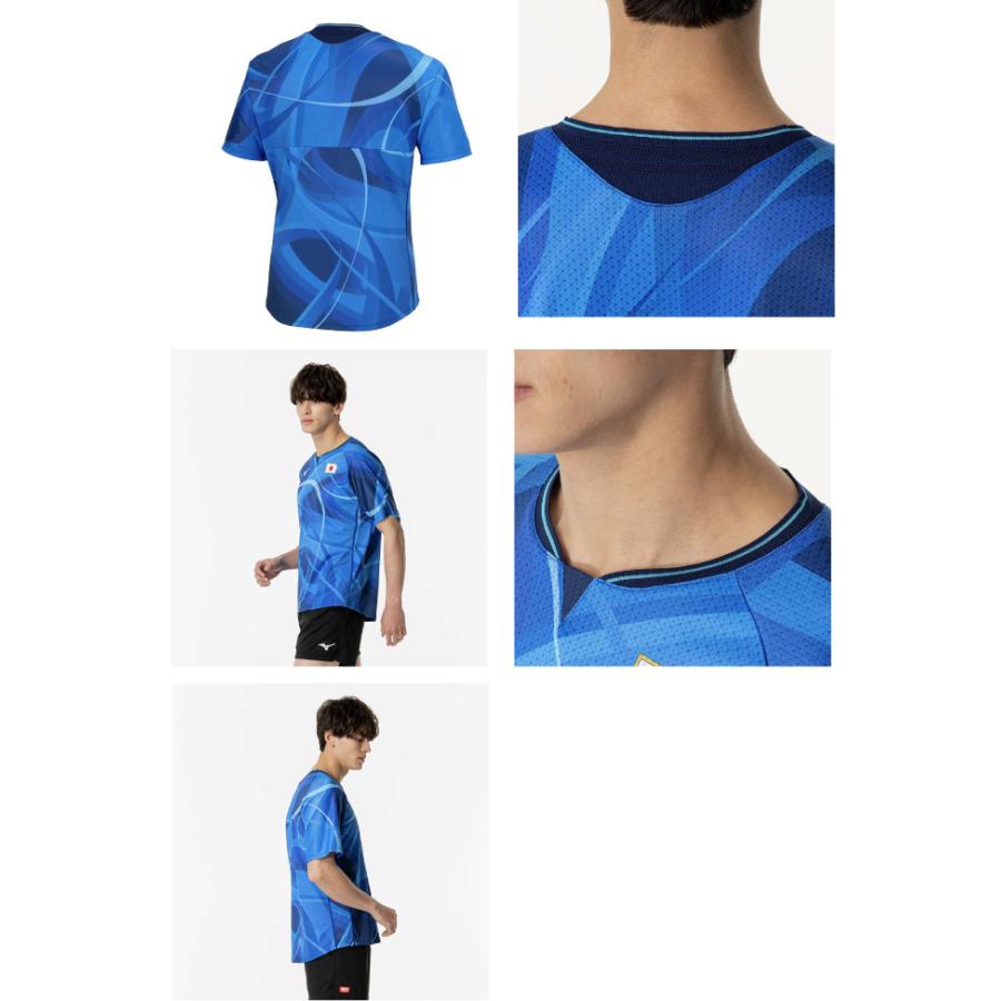 MIZUNO（ミズノ） 卓球 女子日本代表モデル 汗処理 通気 ゲームシャツ