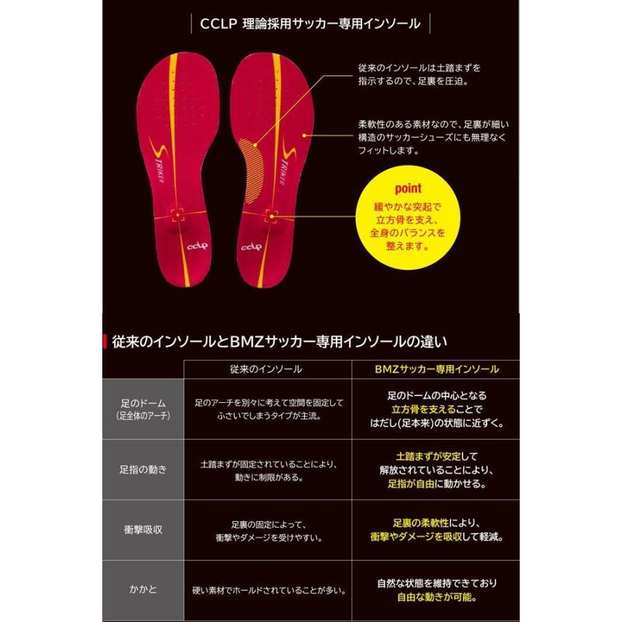 BMZ サッカー専用インソール 2.3mm(薄型モデル)：カルパワー