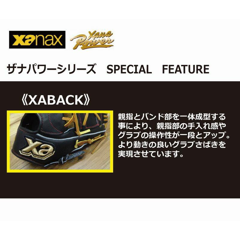 ザナックス 野球：XANAX ザナックス：ザナパワー 一般軟式グラブ 内野