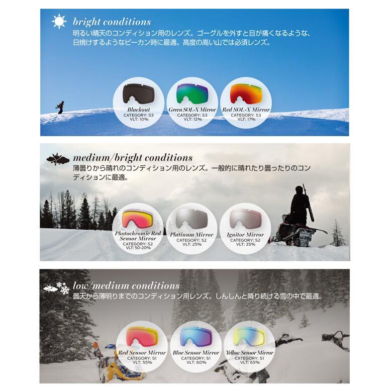 SPHERICAL SERIES SMITH スミス スノーゴーグル Frontier フロンティア