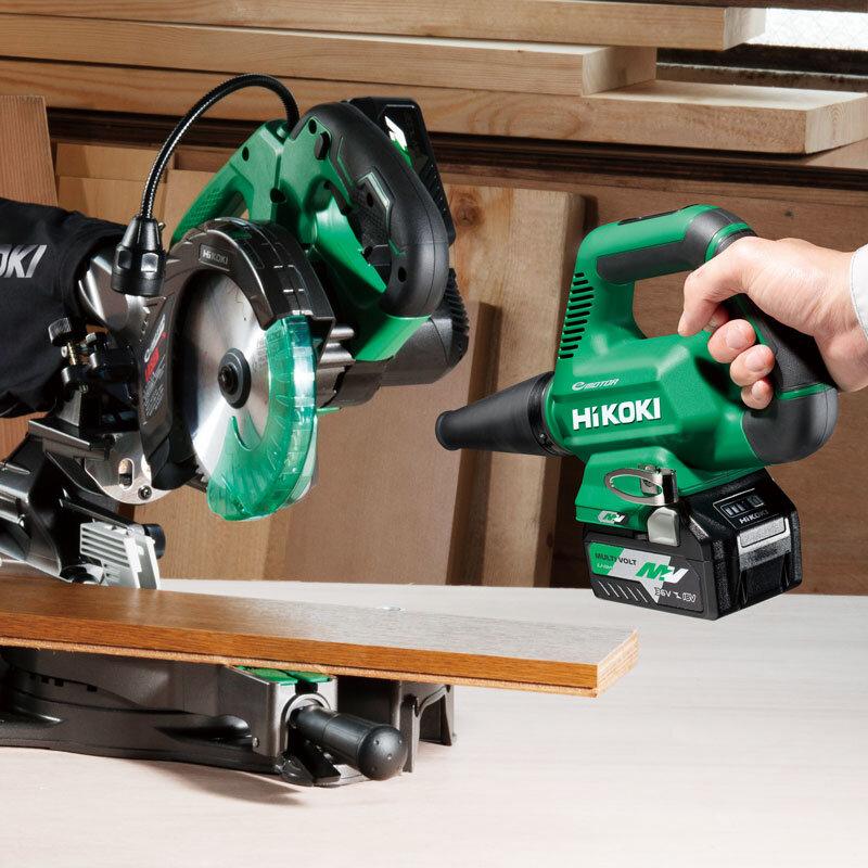 【ポイント10倍】HiKOKI ハイコーキ RB36DB NN NNB 本体のみ 36V ブロワー ブロア 正規品 純正 緑 黒 強力送風 無段変速 工事現場 落ち葉清掃 静音設計 軽量 …の画像