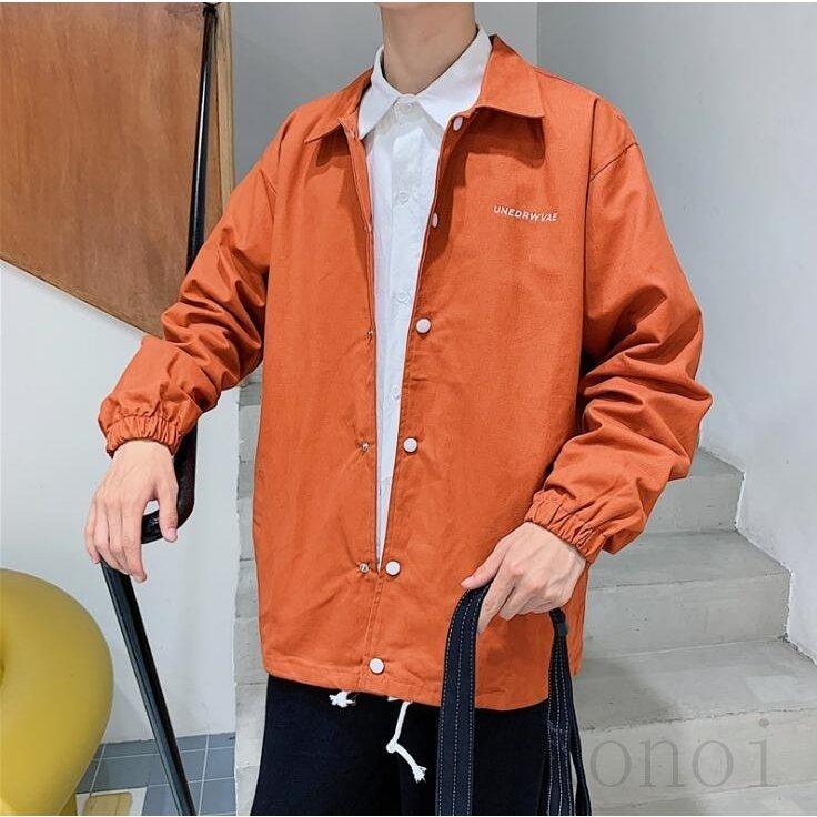 コーチジャケット ジャケット メンズ コートライトアウター 無地 カジュアル学生 中学生 高校生 オシャレ 秋冬 男性 ジャンパー ブルゾン アウター Nak0524b ナカマ 通販 Yahoo ショッピング