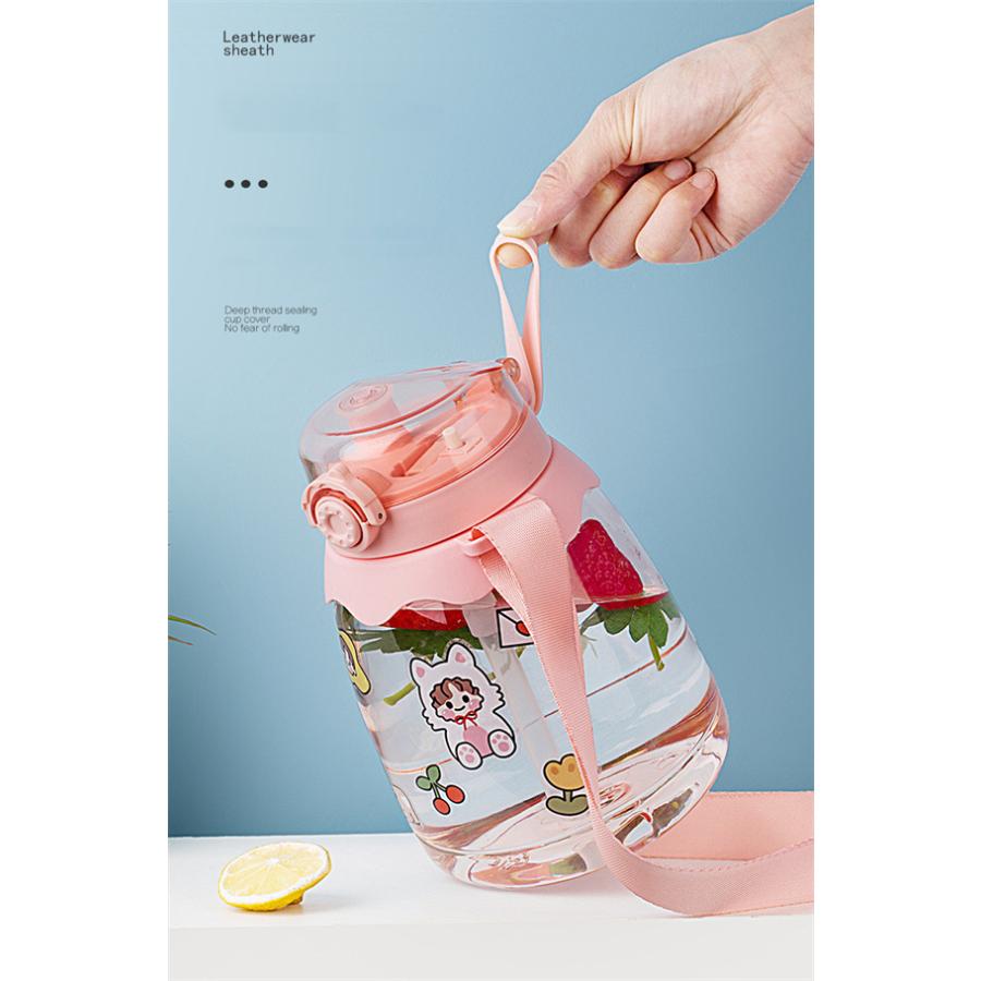 水筒 1リットル おしゃれ ストロー 直飲み 男の子 女の子 キッズ シンプル マグボトル 炭酸 軽量 子供 樹脂 透明 ギフト 可愛い アウトドア スポーツ Nak0621b ナカマ 通販 Yahoo ショッピング