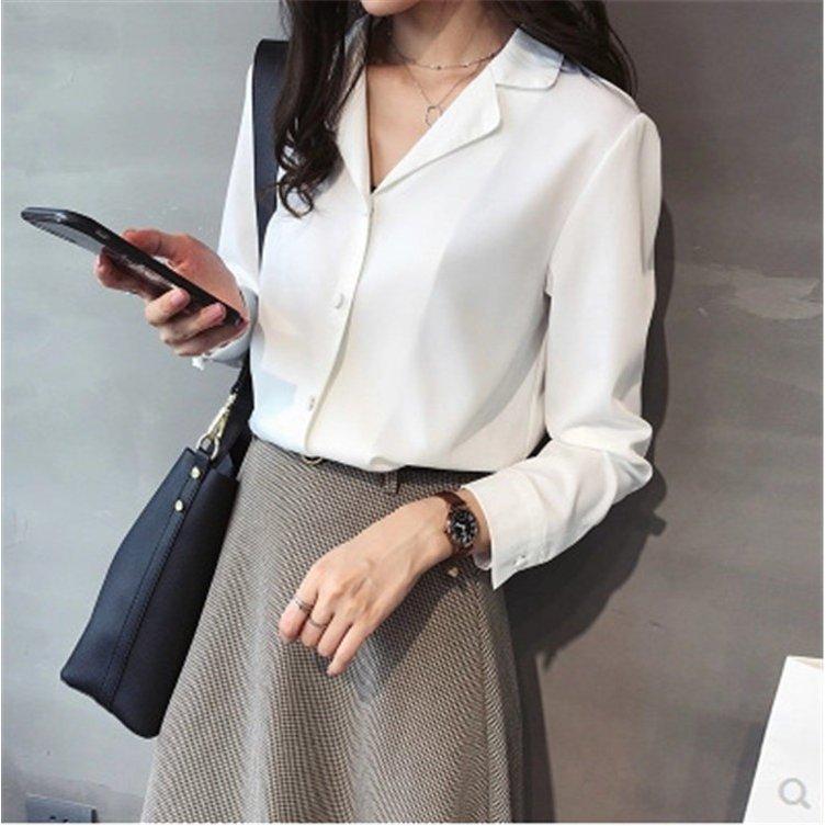 春夏ブラウス シャツ スーツインナー レディース バンドカラー テールカットデザイン 開襟 長袖 無地 ゆったり 体型カバー Zys0619c ナカマ 通販 Yahoo ショッピング